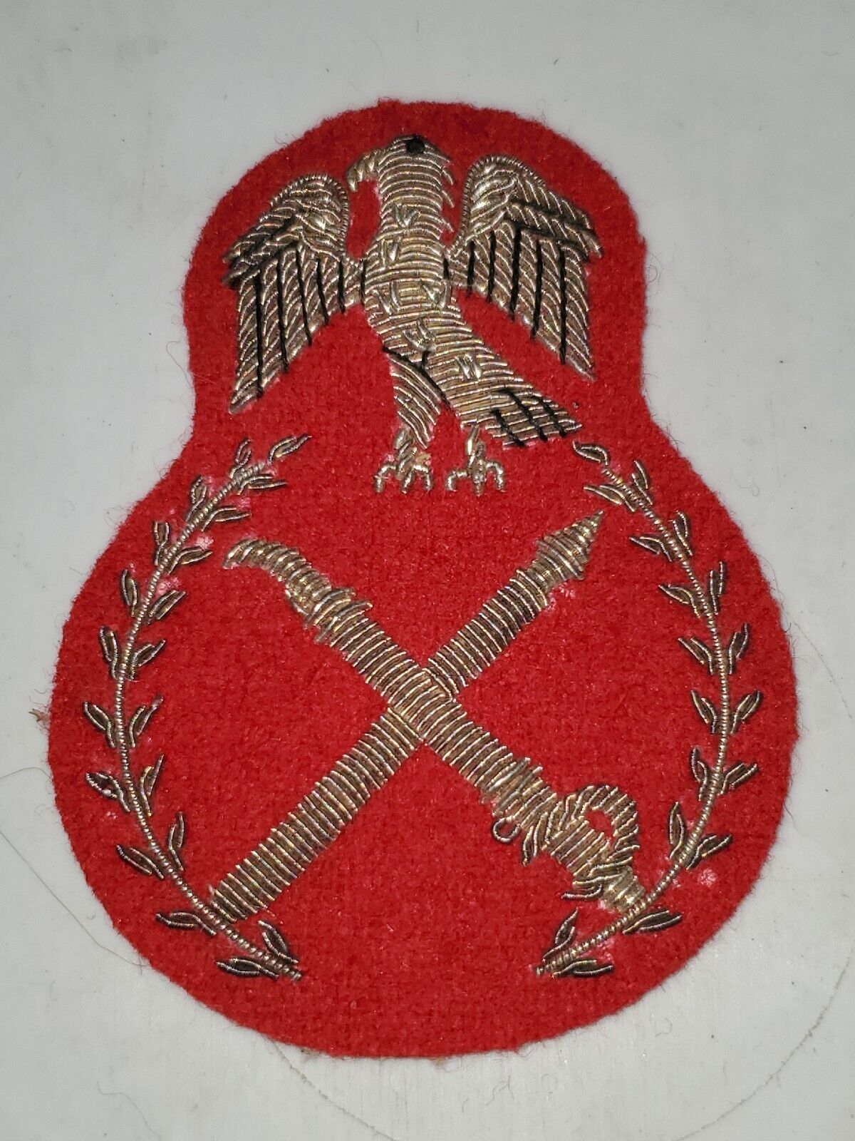 Pre WWII WWI Italian Fascist French British Bullion Insignia Badge Patch L@@K