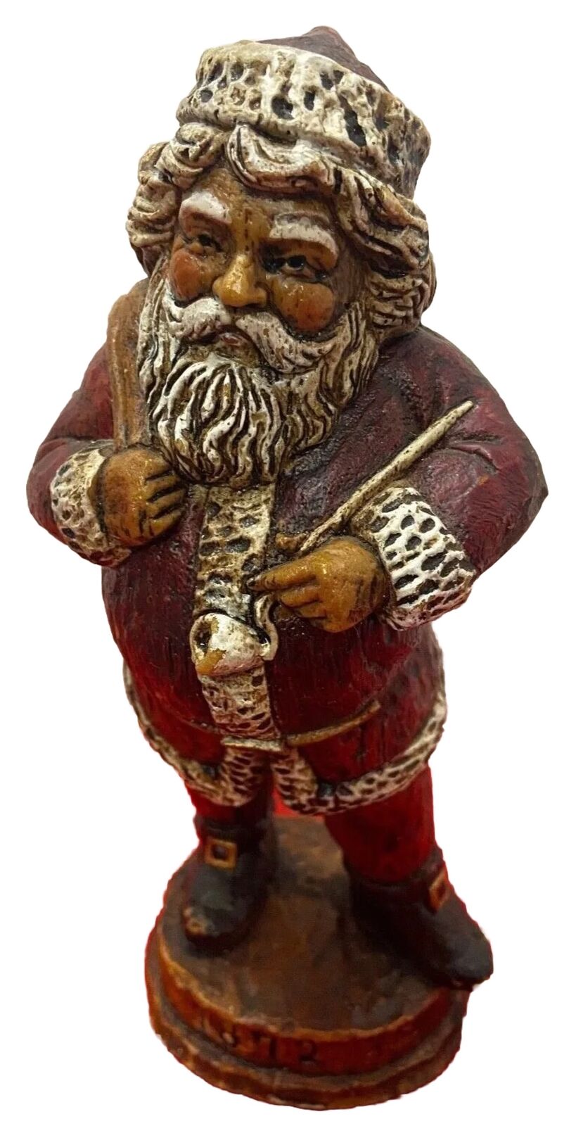 AWESOME Vintage 1986 Santa Claus Figurine Christmas Reproduction Inc