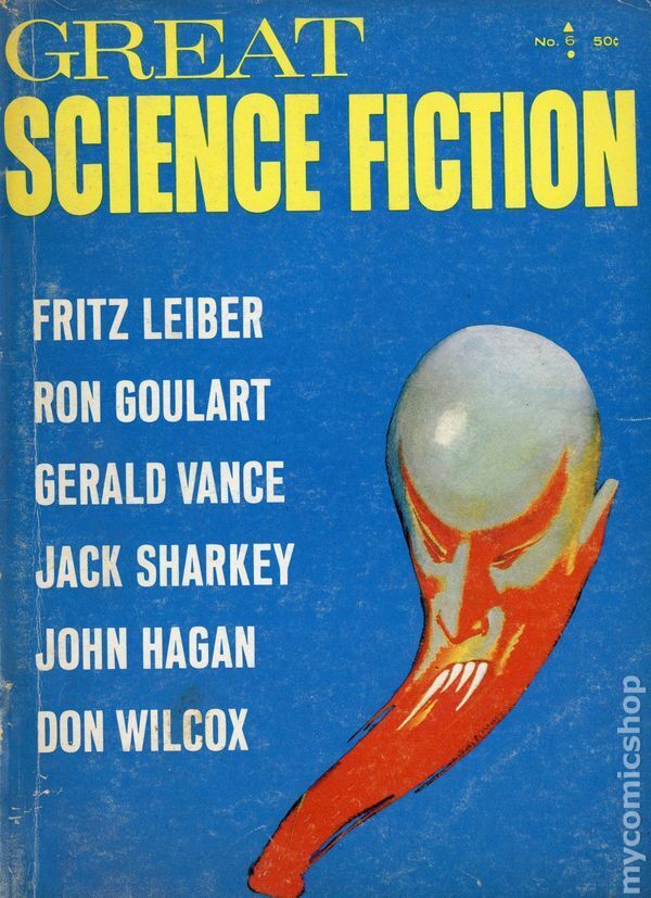 Great Science Fiction #6 GD/VG 3.0 1967 Stock Image Low Grade