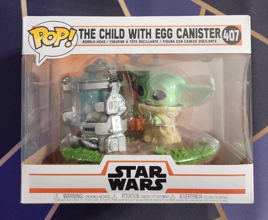 Funko Pop Deluxe: Star Wars - The Child with Egg Canister #407 New Mandalorian