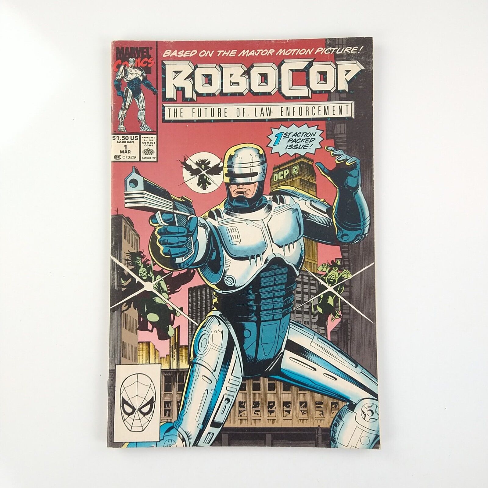 Robocop #1 Based On Movie (1990 Marvel Comics)