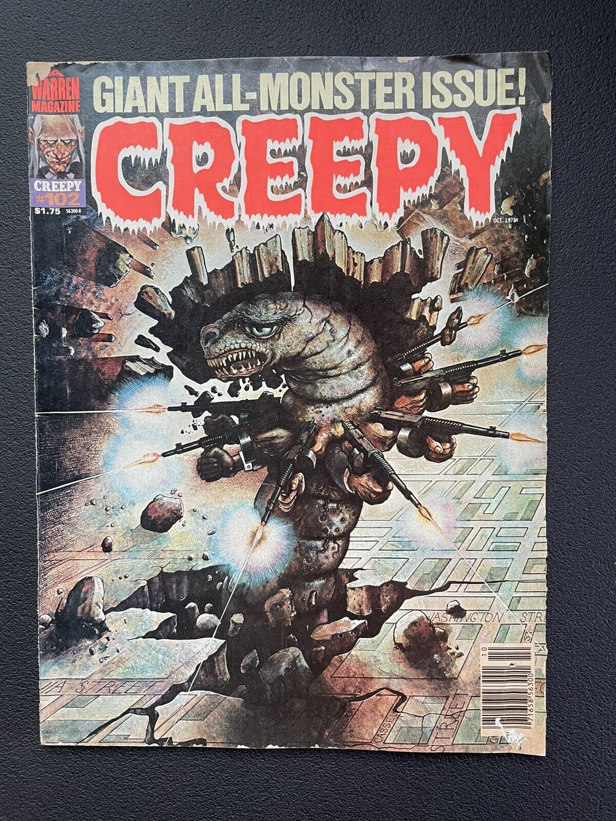 Vintage 1970’s CREEPY Comic Magazine # 102 October 1978 Warren Mag.