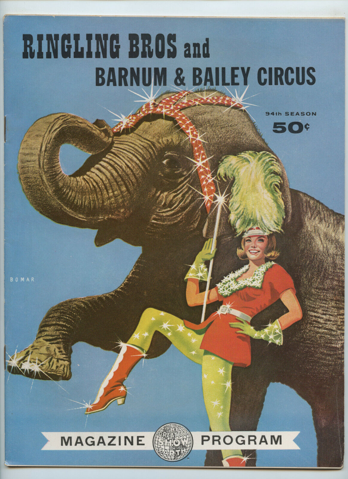 1964 Ringling Bros Barnum & Bailey Circus Souvenir Program 94th Season