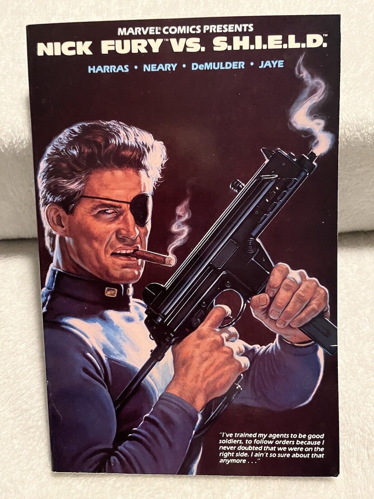 Marvel Comics Presents Nick Fury vs SHIELD 1989 TPB Graphic Novel