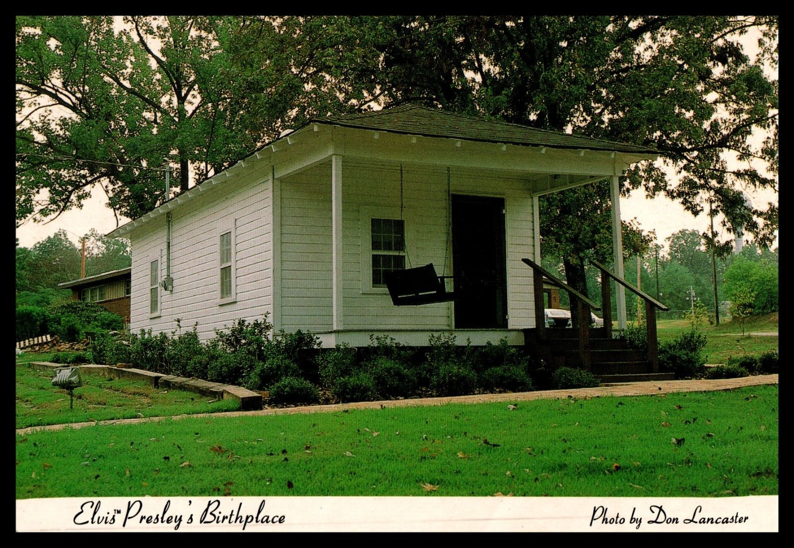 Elvis Presley\'s Birthplace Home Tupelo Mississippi Postcard Unposted