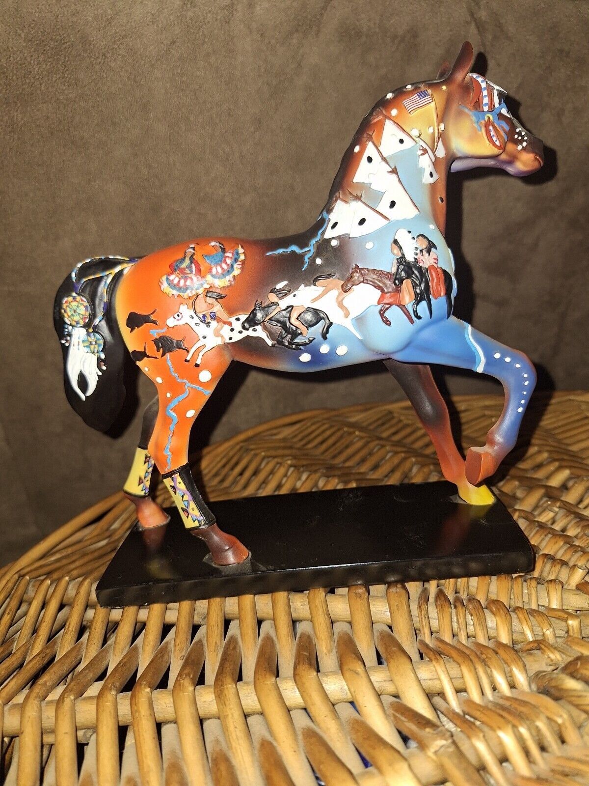 Westland Giftware Trail of Painted Ponies. Crowfair Pony. FIGURINE ONLY