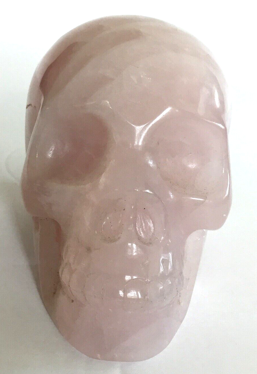 Rose Quartz Skull 4\