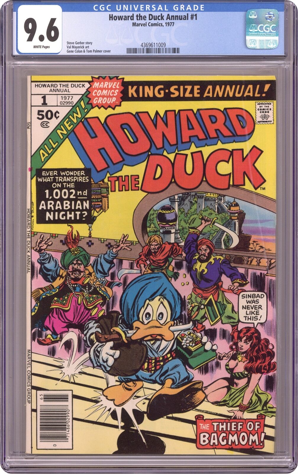 Howard the Duck Annual #1 CGC 9.6 1977 4369611009
