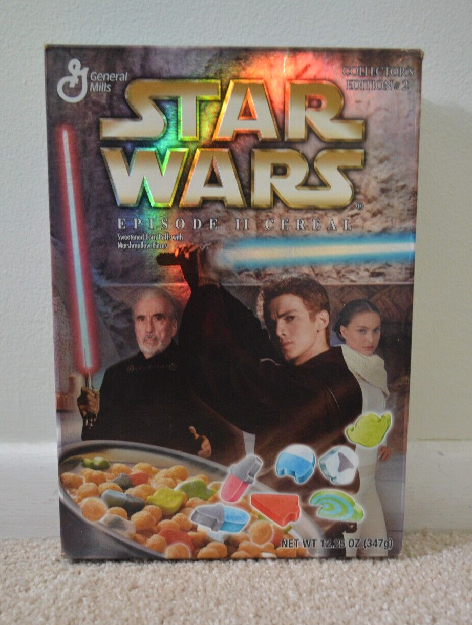 2002 General Mills Star Ward Episode II Empty Cereal Box Collector\'s Edition #2