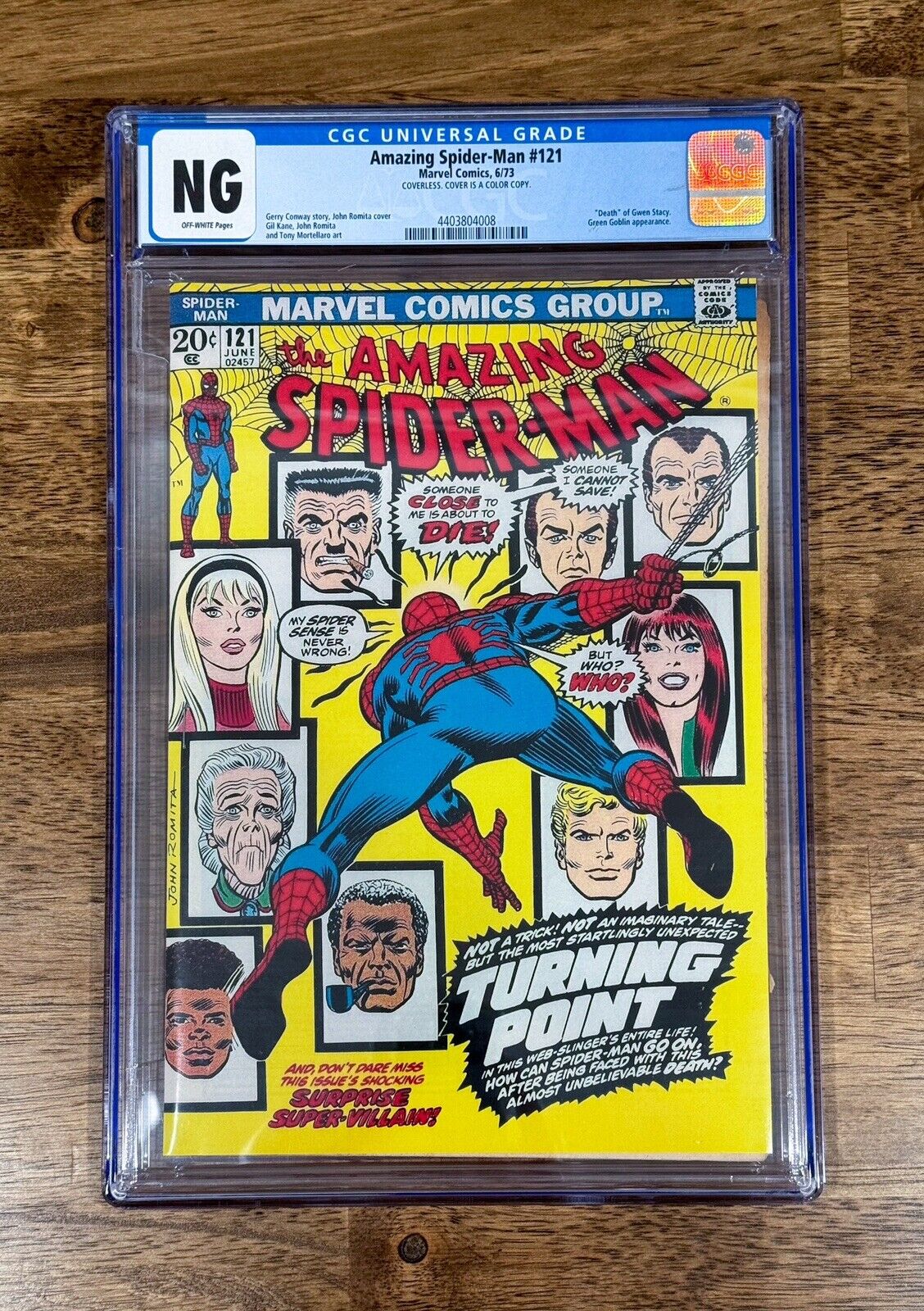 CGC NG Amazing Spider-Man #121 1973  \