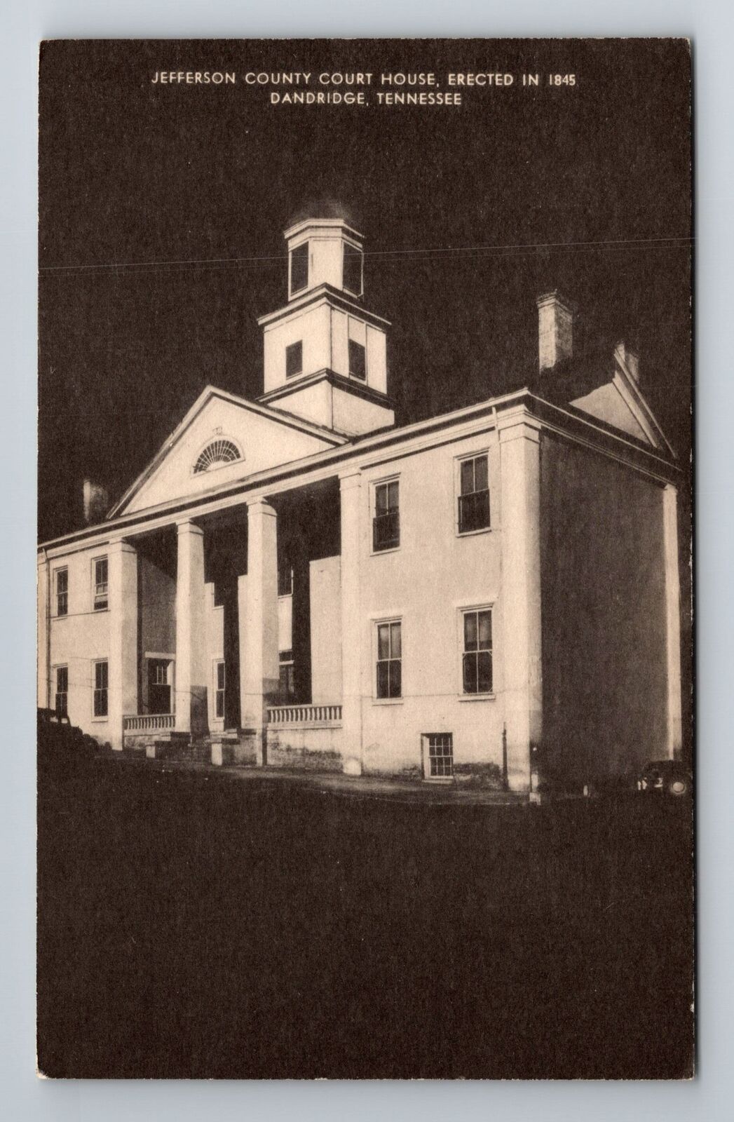 Dandridge TN-Tennessee, Jefferson County Court House, Antique, Vintage Postcard