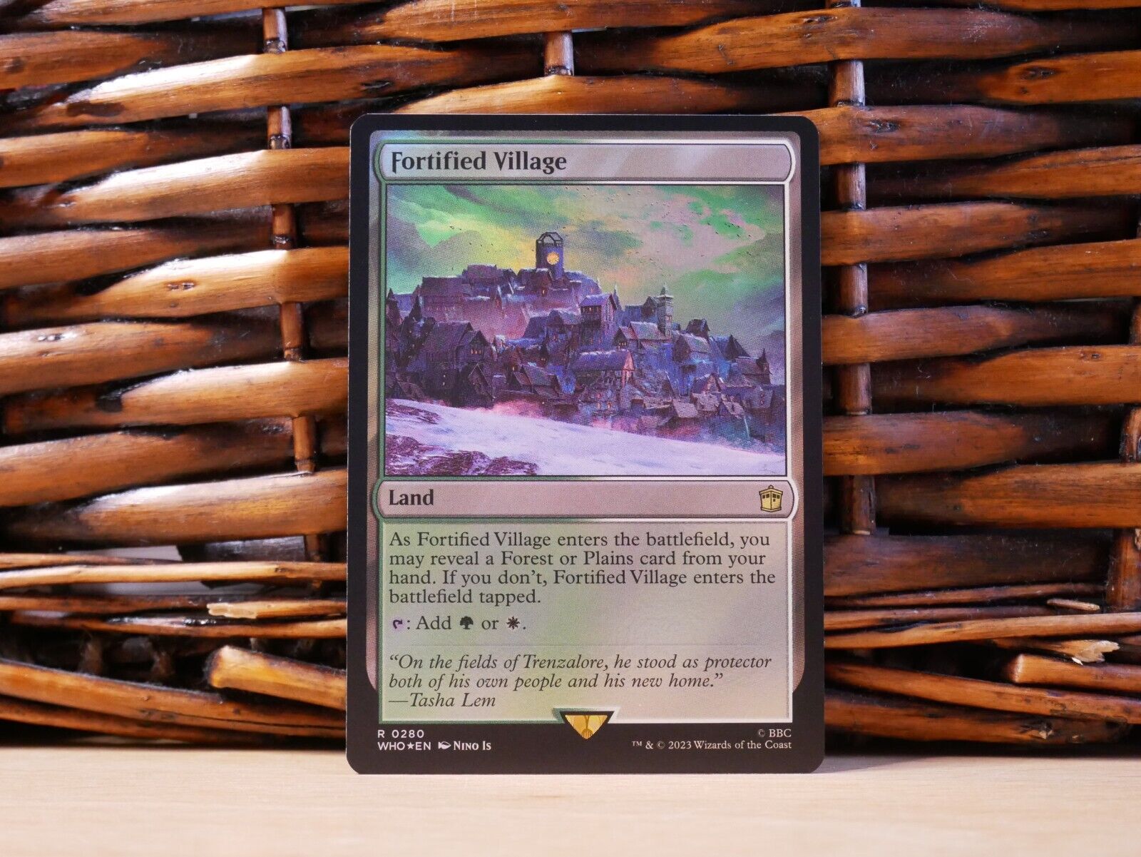 MTG Fortified Village 0280 | FOIL | NM Near Mint | Dr Who | 2023