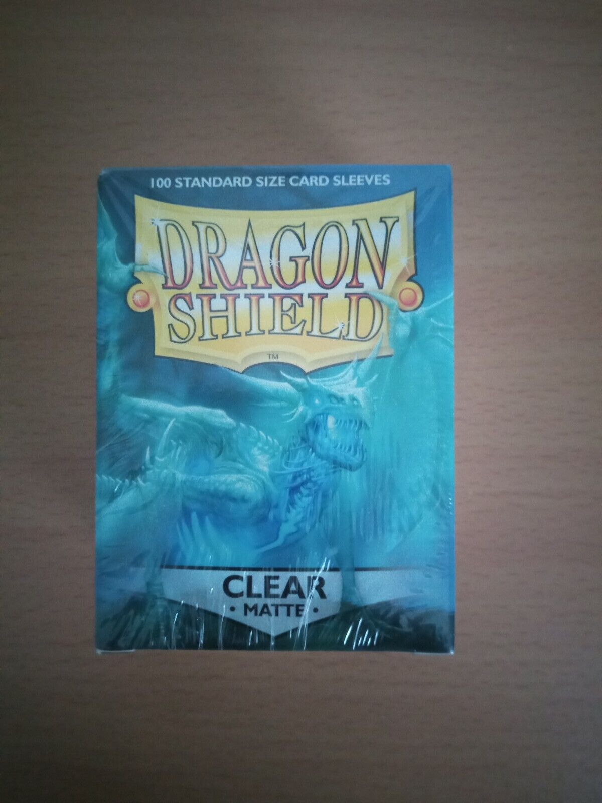 Clear card sleeves By Dragon Shield 100 Standard Size Brand New Sealed 
