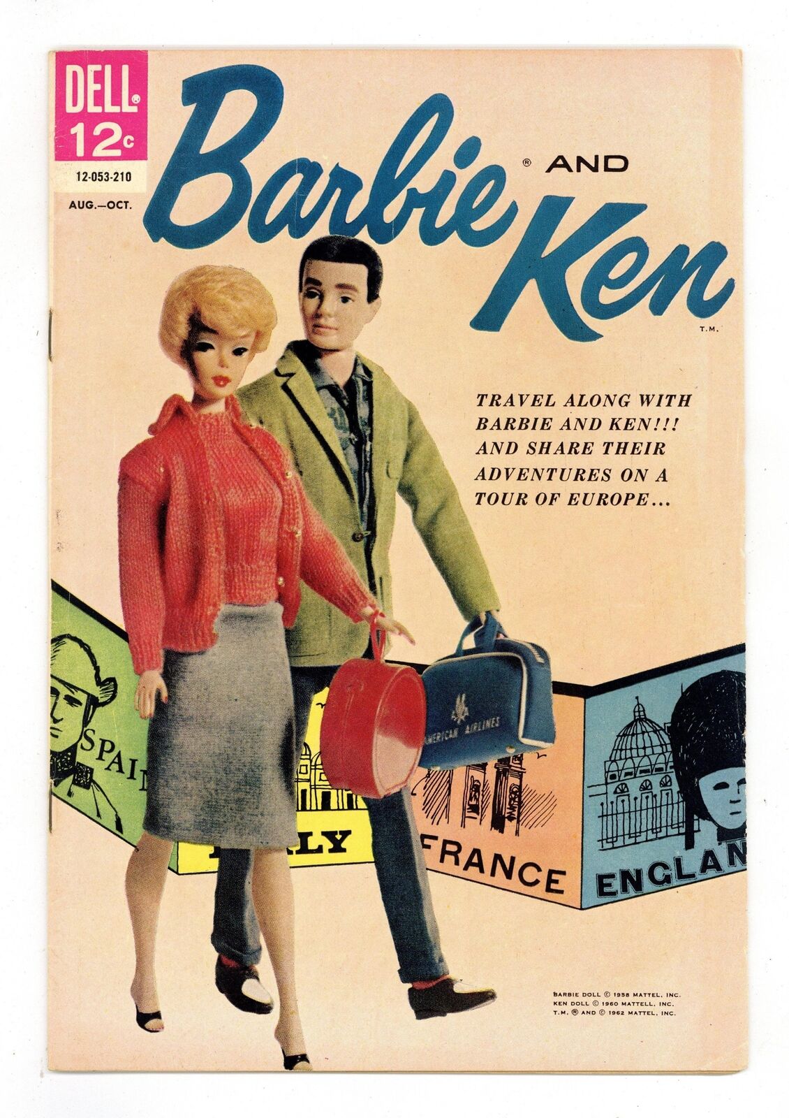 Barbie and Ken #2 VG+ 4.5 1962