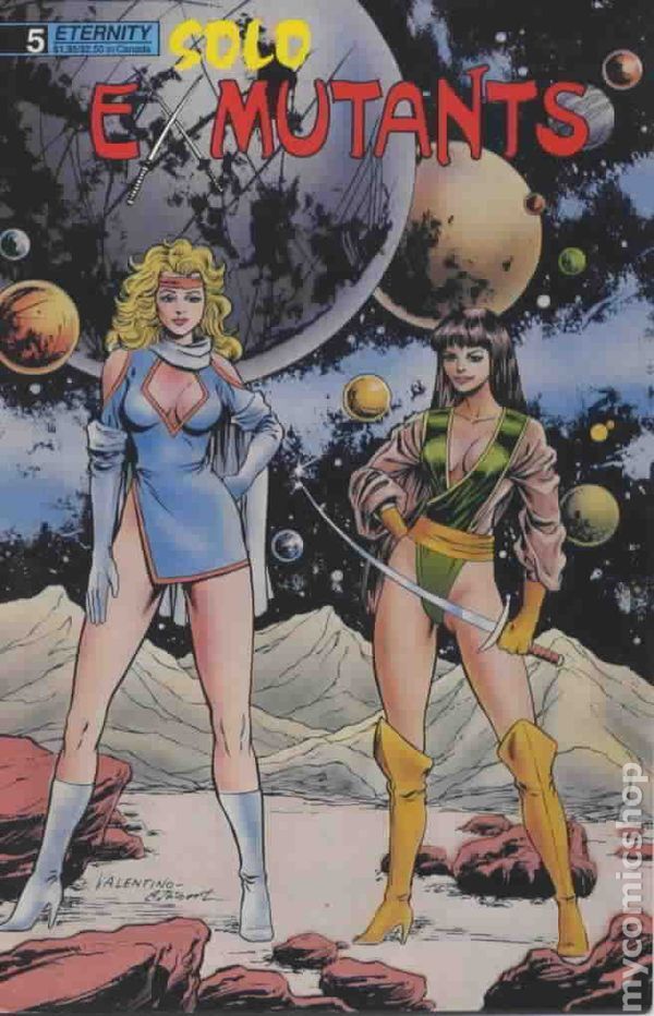 Solo Ex-Mutants #5 FN 1988 Stock Image