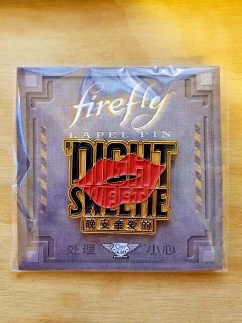 FIREFLY LOOT CRATE Saffron Night Sweetie Pin  Fast Shipping