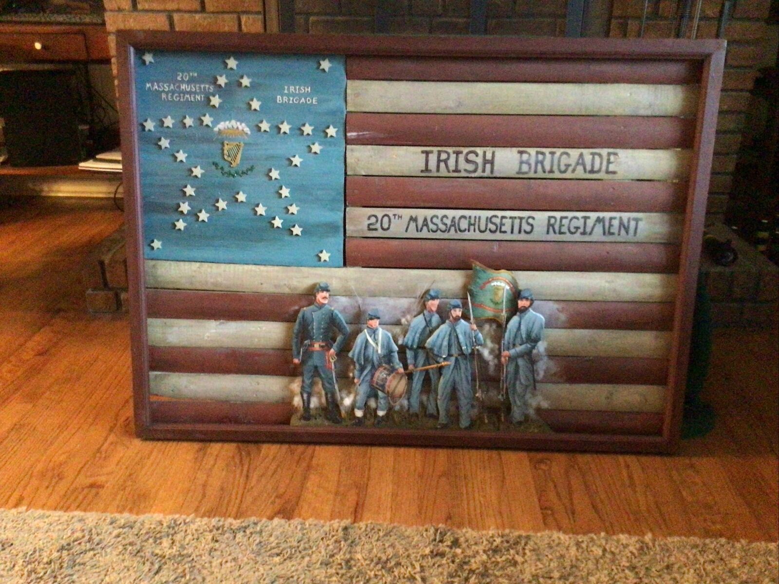 Irish Brigade  20th Massachusetts Regiment Sign