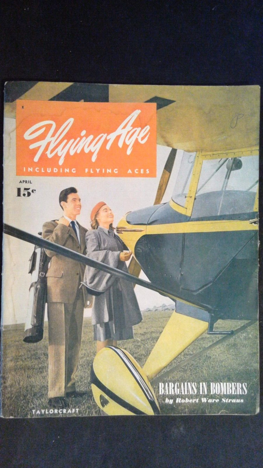 1946 April FLYING AGE / ACES Magazine v.52 #4  Bargains in Bombers Combine Ship