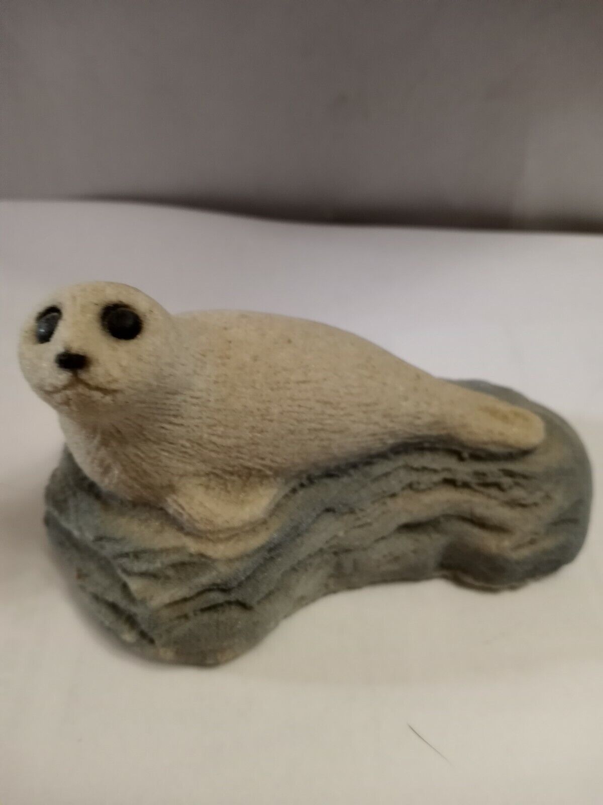 Seal Sand Stone Figurine 4\'\'