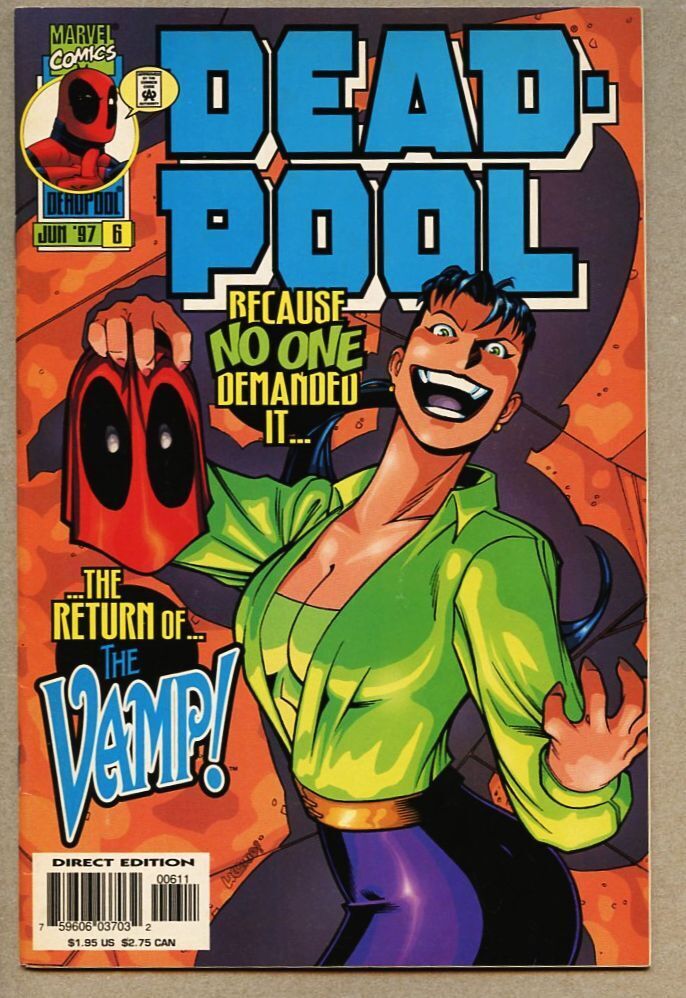 Deadpool #6-1997 fn 6.0 Joe Kelly The Vamp Typhoid Mary
