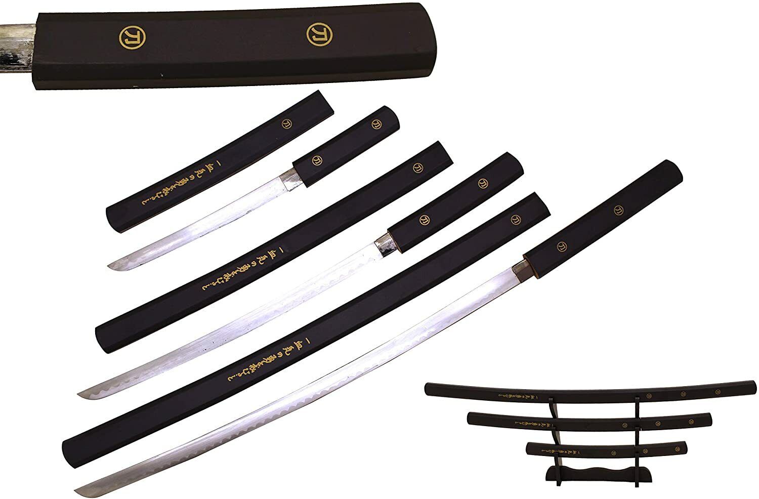 Snake Eye Tactical Shirasaya Wooden Samurai Sword Set Katana