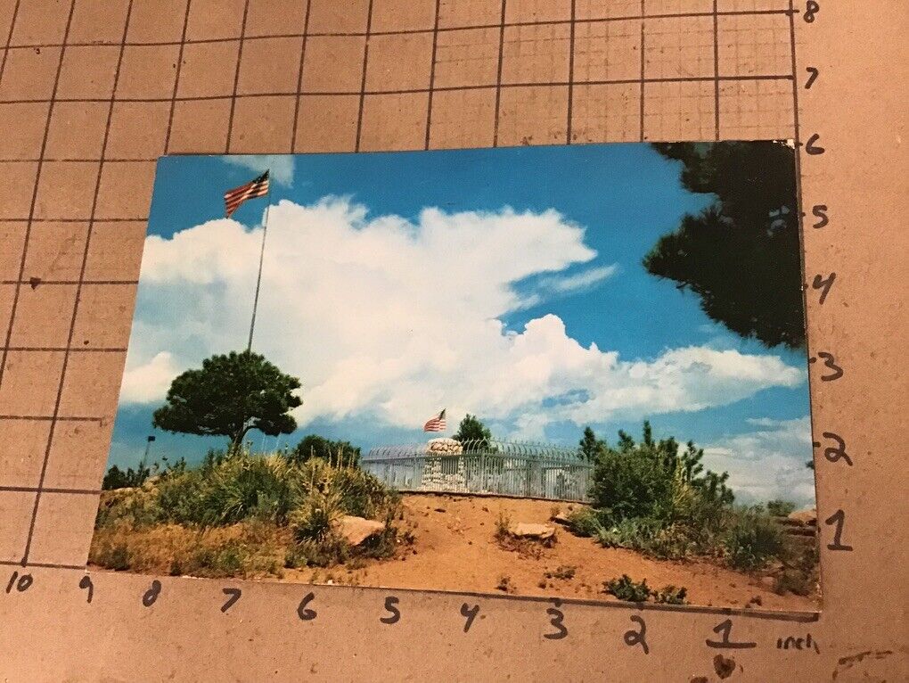 original oversize PostCard: BUFFALO BILL\'s GRAVE Lookout Mtn - Denver Colorado