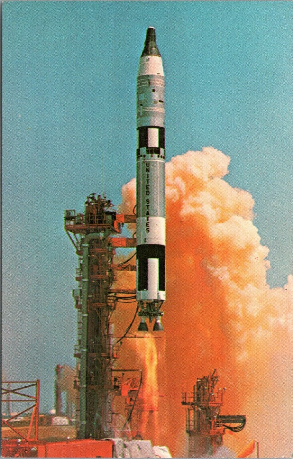 postcard FL NASA - NASA\'s Gemini-Titan 4 launch 