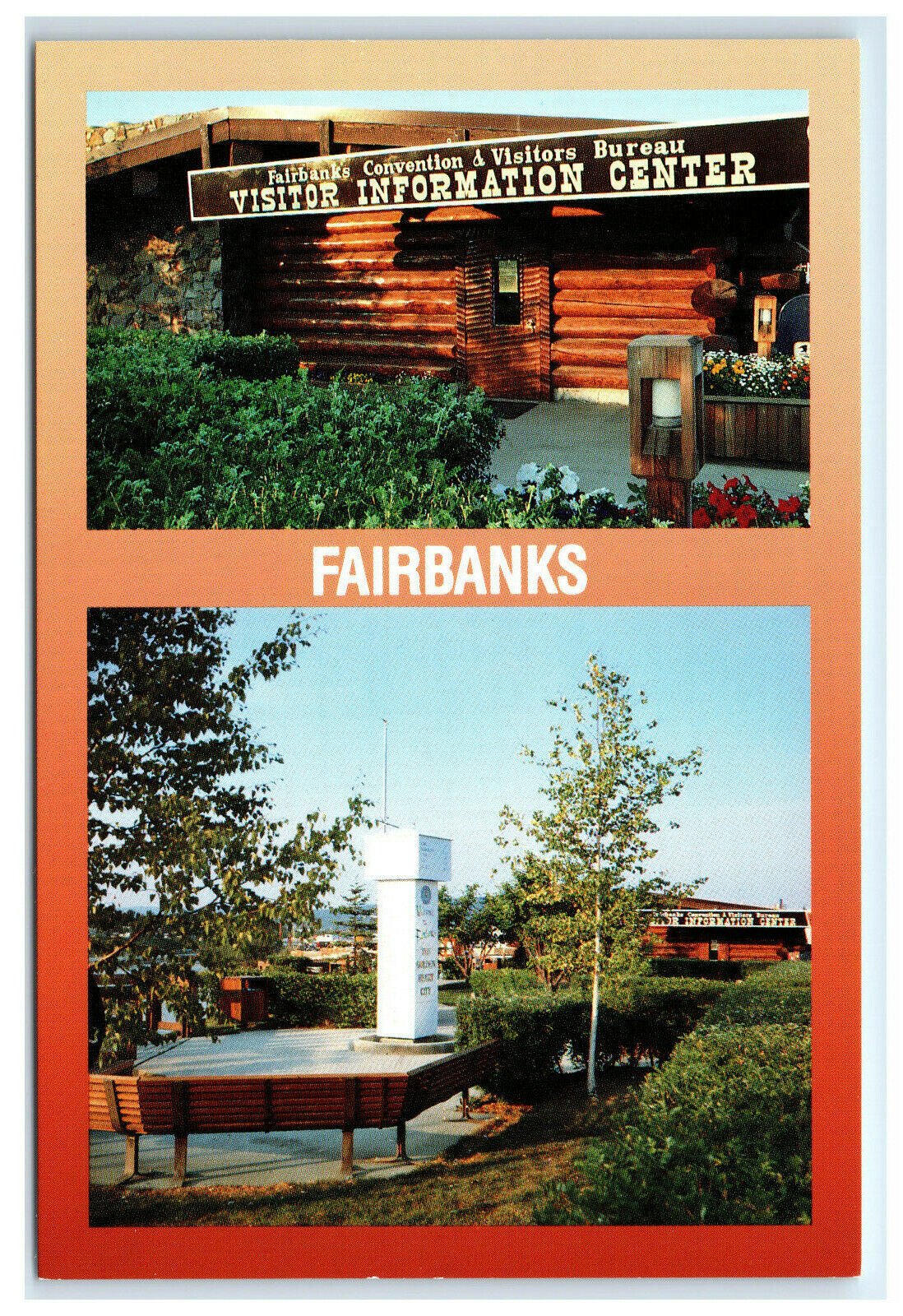 Postcard Fairbanks, Alaska AK Visitor Center ACE570