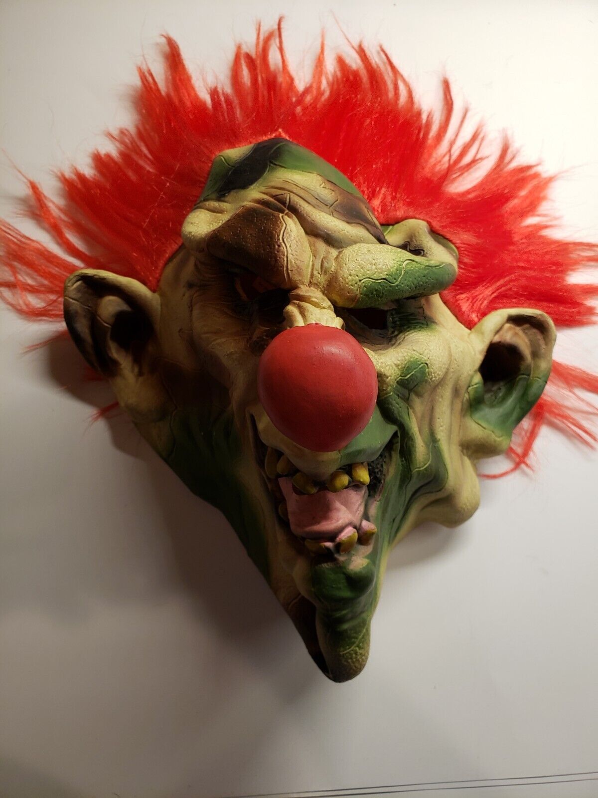 Clown Camouflage~Demonic Clown - Halloween mask ~red hair~Red Nose