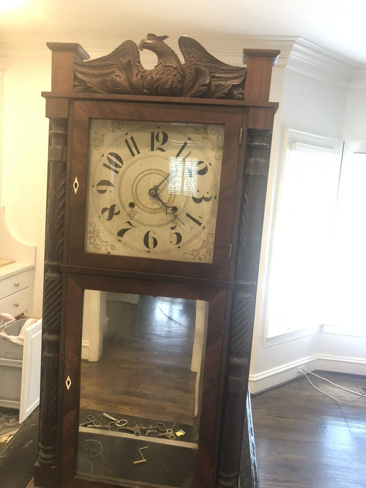 antique clock Marsh Gilbert