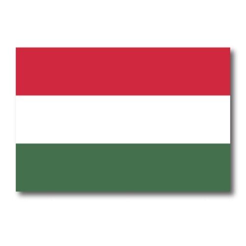 Hungary Hungarian Flag Car Magnet Decal 4 x 6 Heavy Duty for Car Truck SUV