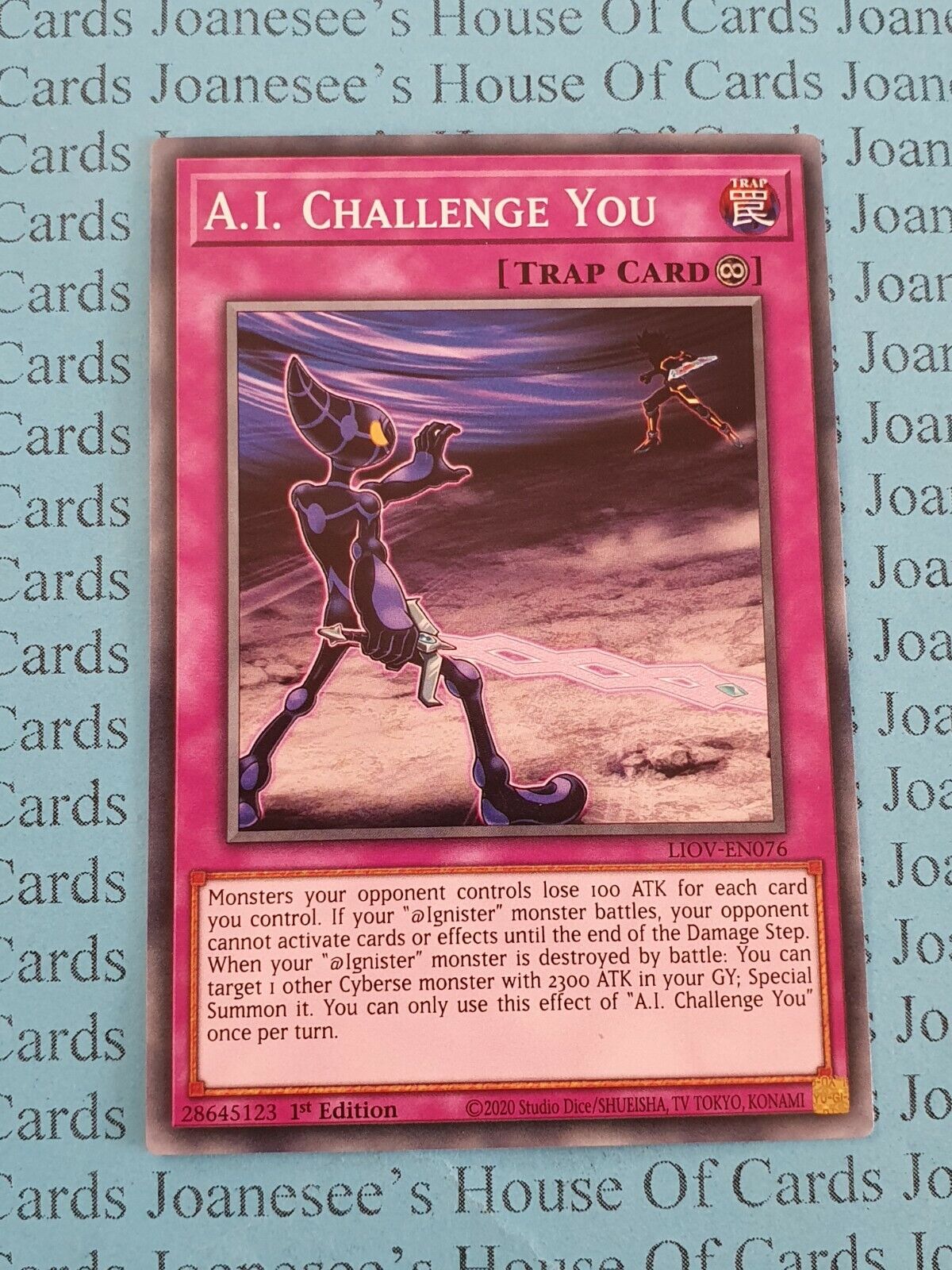 A.I. Challenge You LIOV-EN076 Common Yu-Gi-Oh Card 1st Edition New