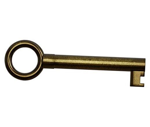 KY-13 Statutory Hollow Barrel Skeleton Key () Antique Brass