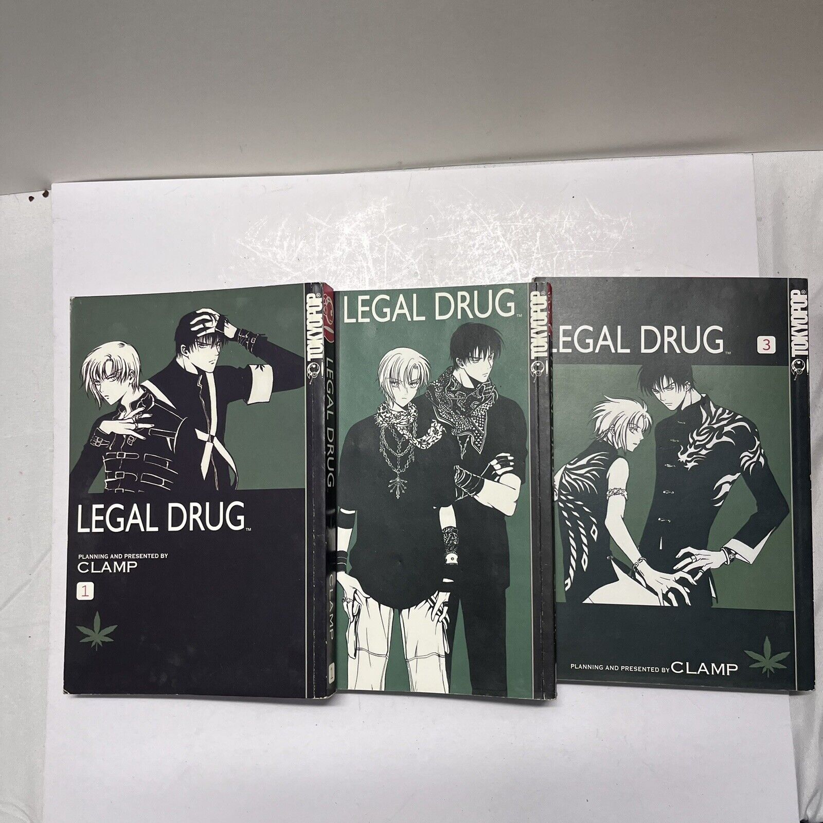 Legal Drug volumes 1-3 by CLAMP English Manga Tokyopop 2004