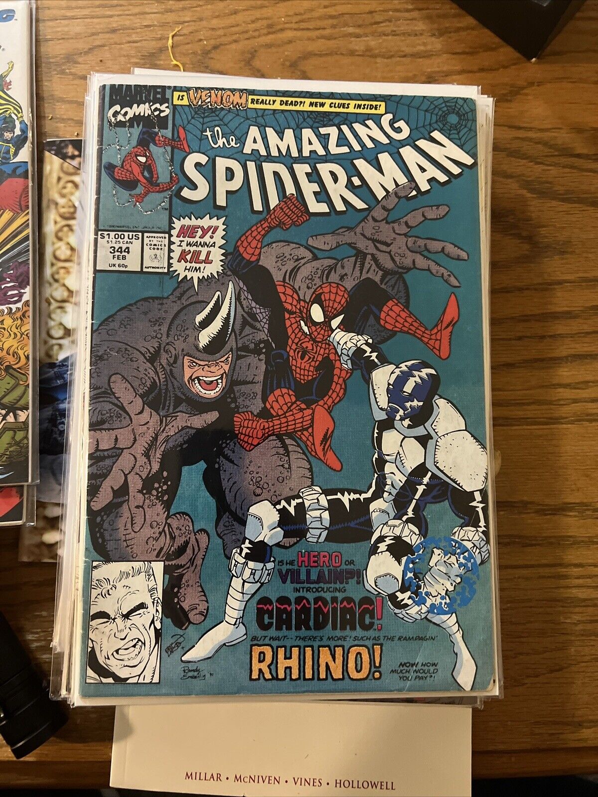 The Amazing Spider-Man #344 1st Cletus Kasaday Cardiac Marvel Comics