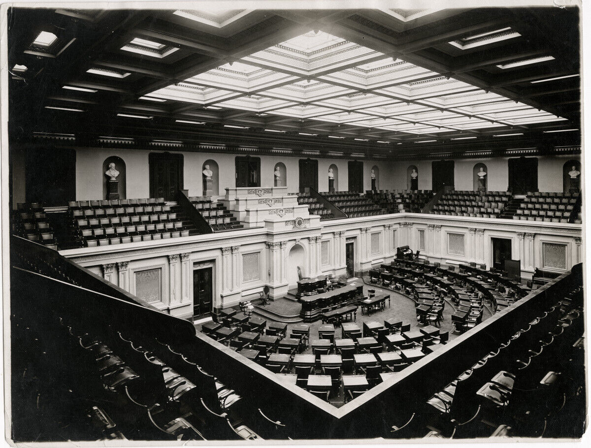 c.1920\'s PRESS PHOTO USA - SENATE CHAMBER WASHINGTON DC