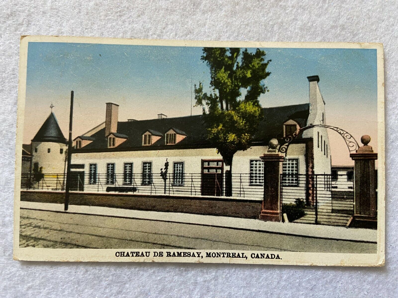 Chateau de Ramesay, Montreal, Canada Vintage Postcard