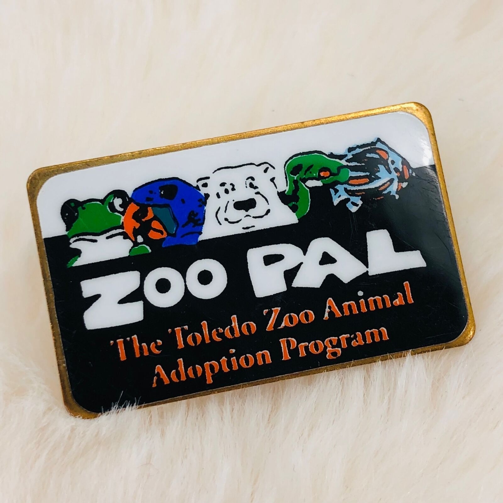The Toledo Zoo Pal Adoption Program Souvenir Lapel Pin