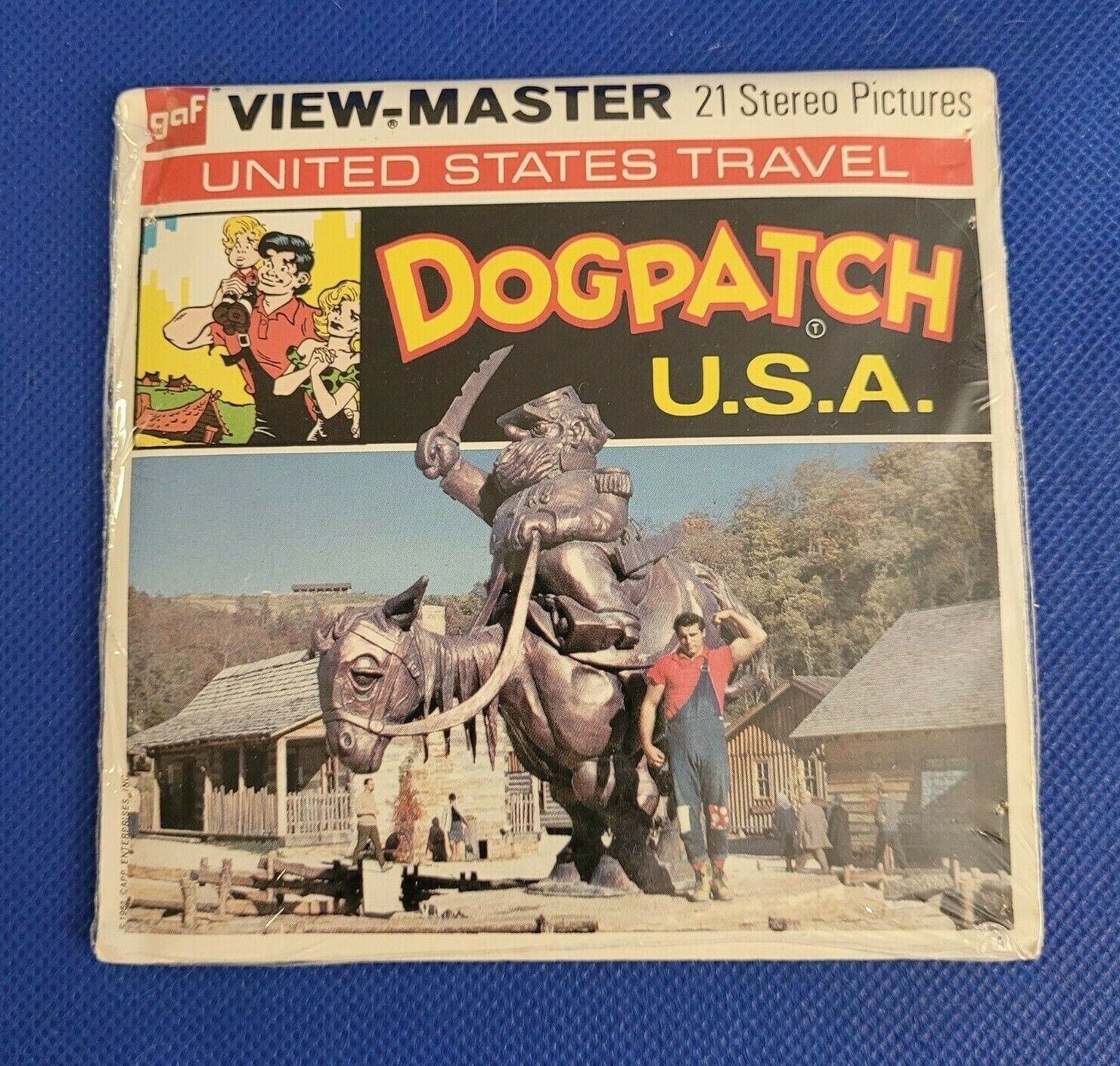 SEALED Gaf A442 Dogpatch Dog Patch USA Marble Falls AR view-master Reels Packet