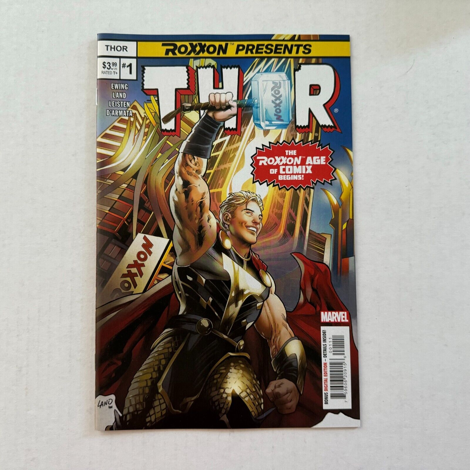 Roxxon Presents Thor #1 First Print Marvel Comics 2024 Al Ewing Cover A