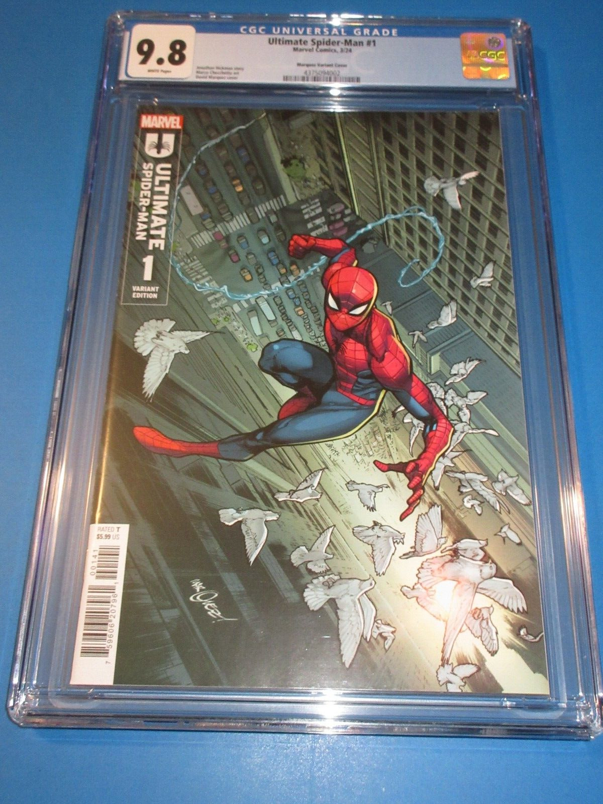 Ultimate Spider-man #1 Marquez Variant Hot Key CGC 9.8 NM/M Gem Wow IN HAND