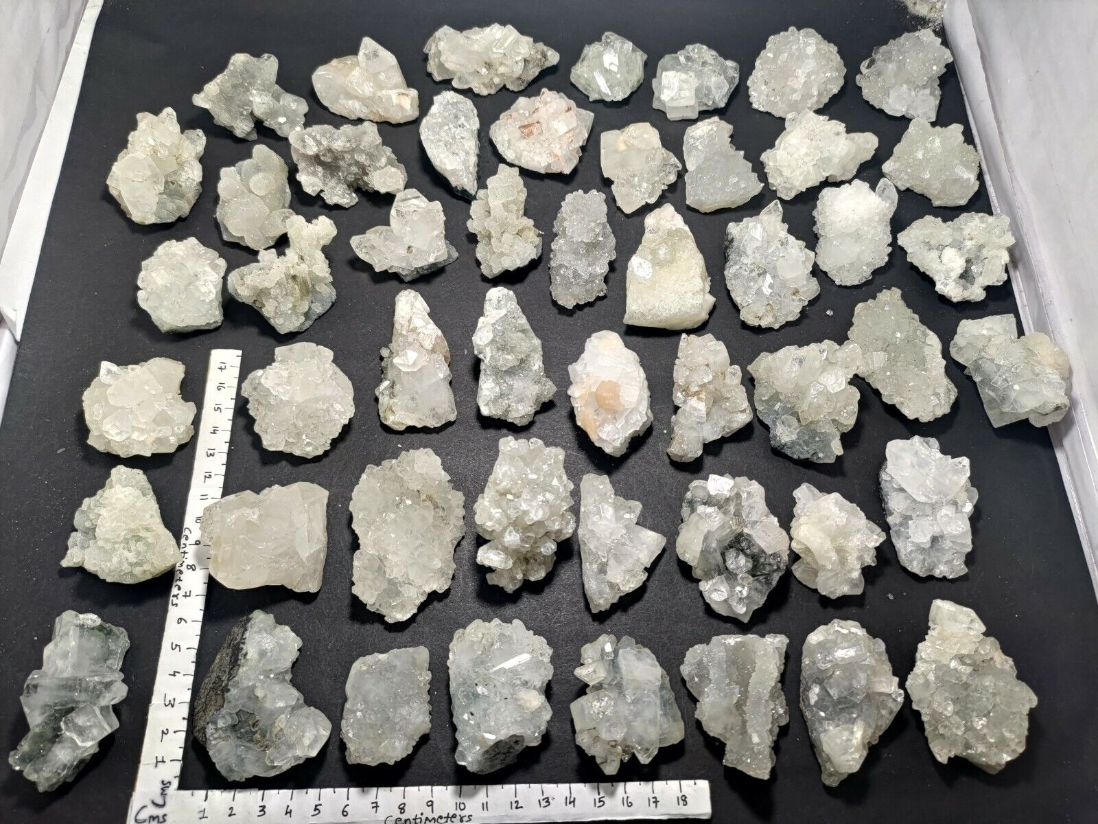 best superb lot of mix indian zeolite crystals natural mineral specimen 1388