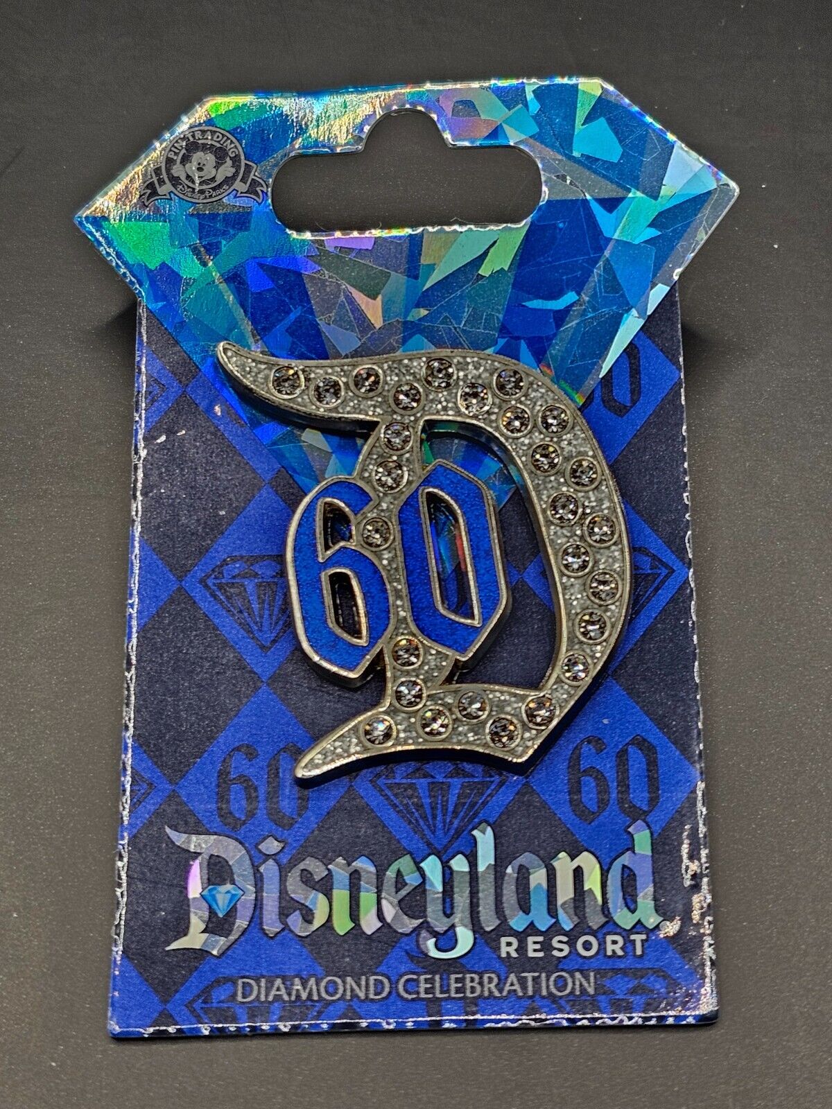 Disney Disneyland Diamond Celebration 60th Anniversary Jeweled \