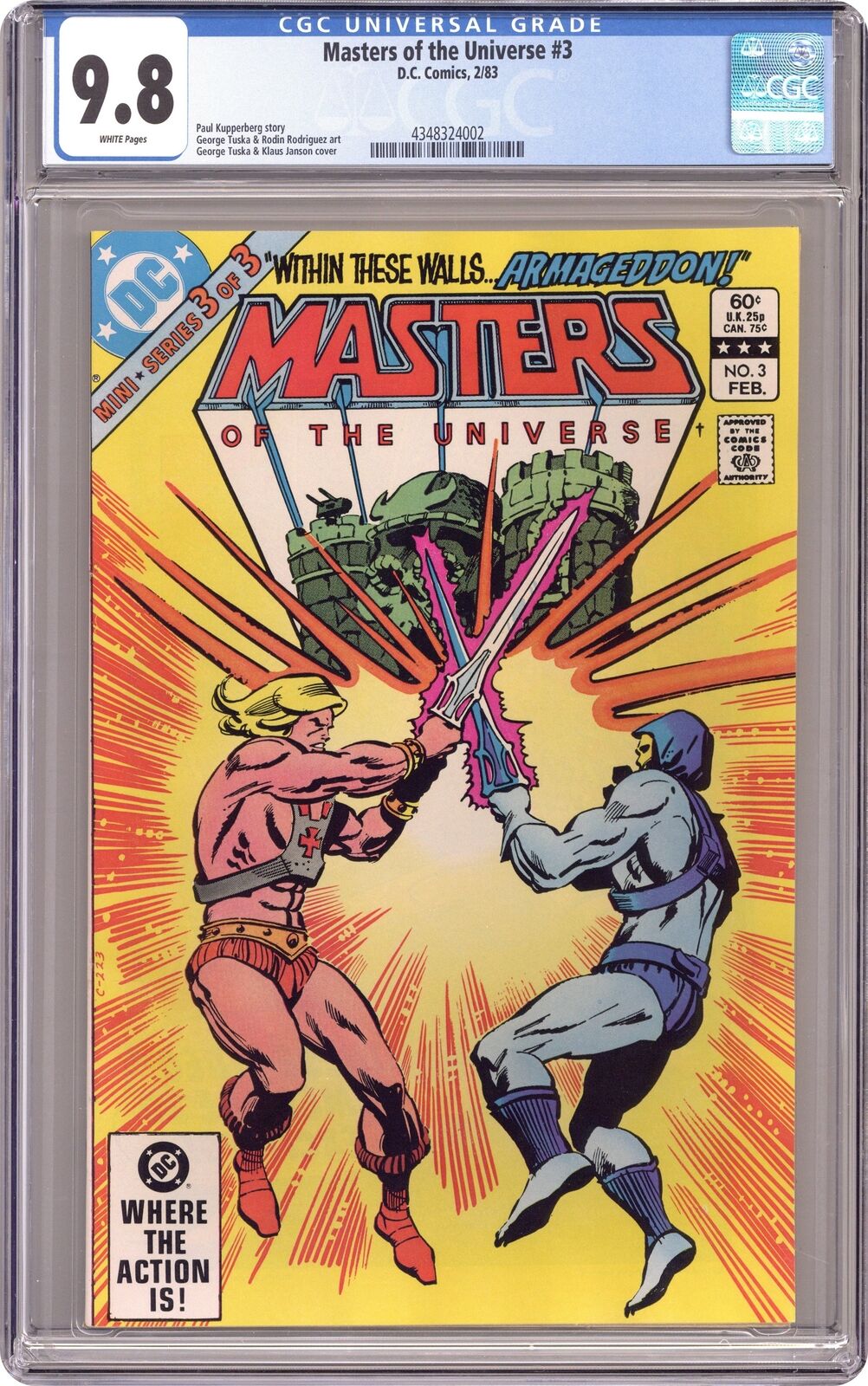 Masters of the Universe #3 CGC 9.8 1983 4348324002