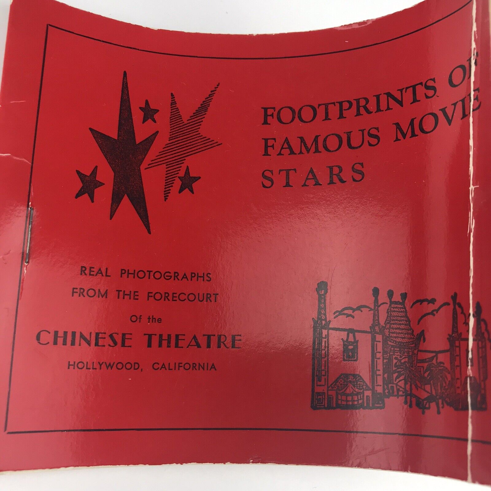 Vintage 1959 Souvenir Photo Booklet Footprints of Famous Movie Stars Hollywood 