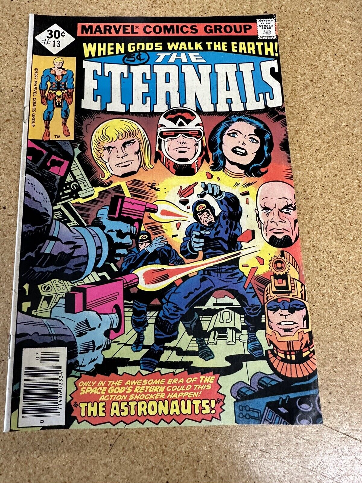 Vintage Marvel Comics The Eternals No. 13 July 1977 Comic Book