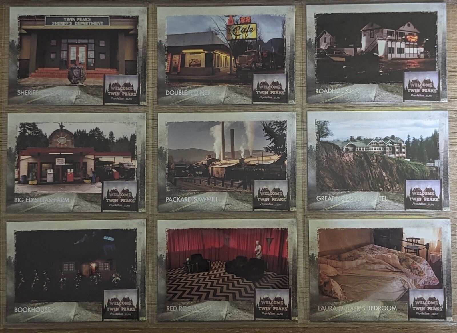 2019 Rittenhouse Twin Peaks Archives Welcome To Twin Peaks 18 Card Chase Set