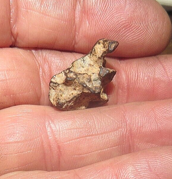 7.87 gm IMILAC Exceptional Pallasite Specimen - rare meteorite w/stand; CHILE