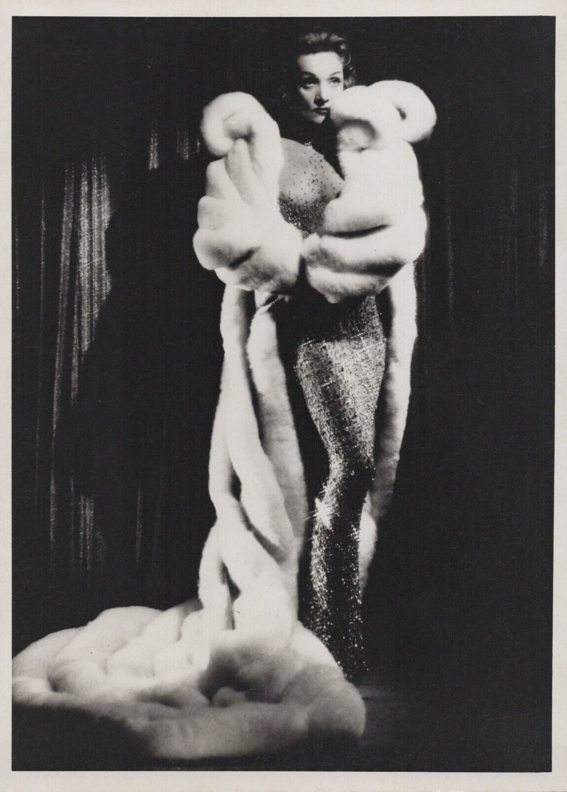 HOLLYWOOD BEAUTY MARLENE DIETRICH STYLISH POSE STUNNING PORTRAIT 1970s Photo C40