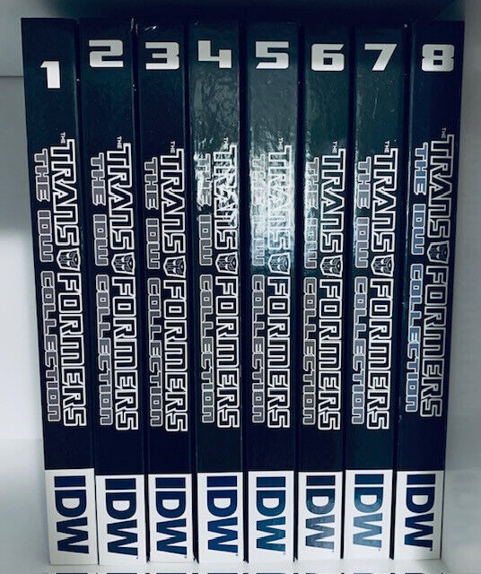 TRANSFORMERS VOLUME 1-8 PHASE ONE IDW COLLECTION DELUXE HARDCOVER COMPLETE OOP